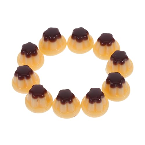 KONTONTY Einzigartiges Miniatur-Pudding-gelee-Set Für Die Puppenhausdekoration Realistisches Lebensmittelmodell-kit Für Miniatur-teeservices Puppenhauszubehör von KONTONTY