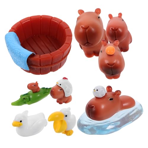KONTONTY Elegante 10-teilige Mini-tierfiguren Aus Kunstharz Für Die Inneneinrichtung Im Büro KONTONTY Elegante 10-teilige Mini-tierfiguren Aus Kunstharz Für Die Inneneinrichtung Im Büro von KONTONTY