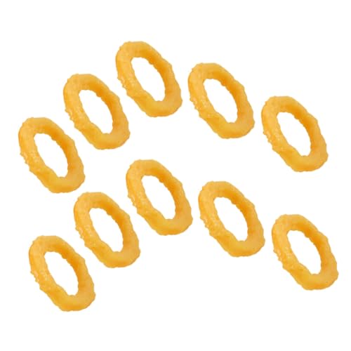 KONTONTY Realistische künstliche Tintenfischringe Modell 10Pcs gefälschte Lebensmittel Prop PVC Simulation Tintenfischringe für Restaurant KONTONTY Realistische künstliche Tintenfischringe Modell 10Pcs gefälschte Lebensmittel Prop PVC Simulation Tintenfischringe für Restaurant von KONTONTY