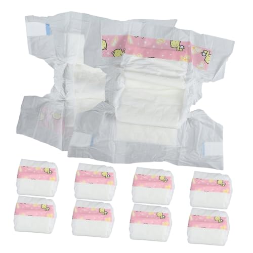 KONTONTY 12 STK Puppen-Anziehwindel puppenwindeln Puppenaccessoires Puppen Puppen Zubehör für Babypuppen Spielzeugpuppenhöschen Puppenkleidung PVC Rosa von KONTONTY