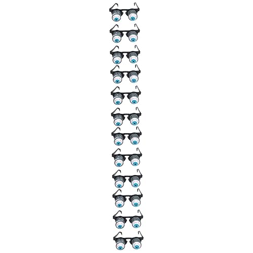 KONTONTY 12 STK Halloween Augapfelbrille Frühling Augapfel Brille Gruselige Augapfel-Brille Neuheit schnapsgläser lustige Brillen Streich Augäpfel Requisiten gruselige Brille Plastik Black KONTONTY 12 STK Halloween Augapfelbrille Frühling Augapfel Brille Gruselige Augapfel-Brille Neuheit schnapsgläser lustige Brillen Streich Augäpfel Requisiten gruselige Brille Plastik Black von KONTONTY