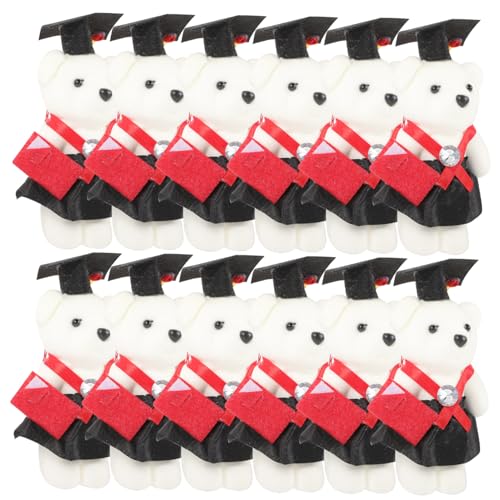 KONTONTY 12-teilige Abschlussbär-Puppe Abschlusspuppen Geschenkstrauß Verpackung Dekorationsaccessoires Für Blumenstrauß KONTONTY 12-teilige Abschlussbär-Puppe Abschlusspuppen Geschenkstrauß Verpackung Dekorationsaccessoires Für Blumenstrauß von KONTONTY