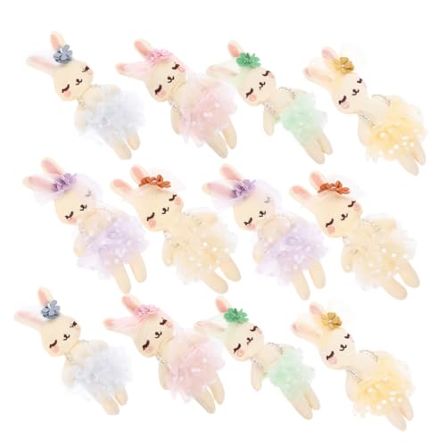 KONTONTY 12 Stück Entzückende Häschen-puppenspielzeuge, Kleine Gefüllte Hasen-kuscheltiere, Spielzeug, Kaninchen-Puppe, Basteln, Herstellung Von Kaninchen-Ornament, Kaninchen-Spielzeug KONTONTY 12 Stück Entzückende Häschen-puppenspielzeuge, Kleine Gefüllte Hasen-kuscheltiere, Spielzeug, Kaninchen-Puppe, Basteln, Herstellung Von Kaninchen-Ornament, Kaninchen-Spielzeug von KONTONTY