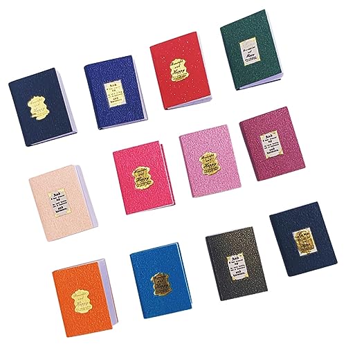 KONTONTY 12 Stück Klassisches Buntes Buchmodell Miniaturbücher Miniaturen Puppenhausbücher Miniaturbuch Puppenhaus Minibuch Ornament Kleines Buch Puppenhaus Minibuch Minibücher KONTONTY 12 Stück Klassisches Buntes Buchmodell Miniaturbücher Miniaturen Puppenhausbücher Miniaturbuch Puppenhaus Minibuch Ornament Kleines Buch Puppenhaus Minibuch Minibücher von KONTONTY