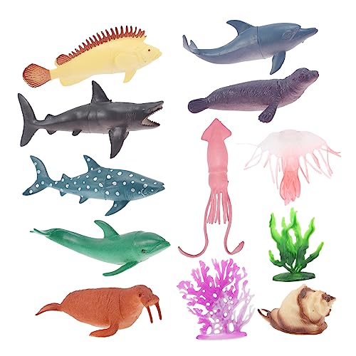 KONTONTY 12 Stück Meerestiermodelle Meerestierspielzeug Puzzlespielzeug Für Unterwasser Meerestierspielzeug Ozeantierfiguren Nautische Tiere Kinderspielzeug Modelle Aus KONTONTY 12 Stück Meerestiermodelle Meerestierspielzeug Puzzlespielzeug Für Unterwasser Meerestierspielzeug Ozeantierfiguren Nautische Tiere Kinderspielzeug Modelle Aus von KONTONTY