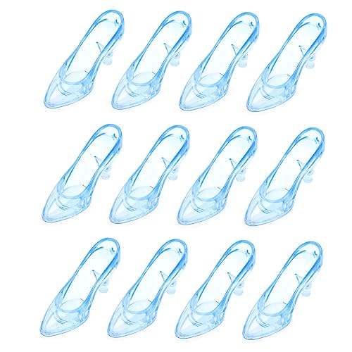 KONTONTY Exquisite Kristallschuhe 12 Stück Acryl Dekorativ Für Zuhause Büro Nachttisch Dekoration von KONTONTY