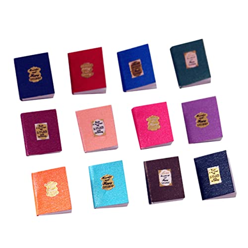 KONTONTY 12 Stück Puppenhausbuchzubehör Dekorationen Ornament Haushaltswaren Buchmodelldekoration alte Bücher Miniaturhauszubehör Miniaturbuch Mini-Bücher Spielzeughaus Papier KONTONTY 12 Stück Puppenhausbuchzubehör Dekorationen Ornament Haushaltswaren Buchmodelldekoration alte Bücher Miniaturhauszubehör Miniaturbuch Mini-Bücher Spielzeughaus Papier von KONTONTY