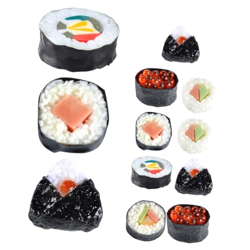 KONTONTY 12 Stück Sushi Modell Requisiten Künstliches Realistisches Lebensmittelspielzeug Gefälschte Sushi Simulation Sushi Simuliert Reis Machen Lebensechte Mini Sushi Requisiten KONTONTY 12 Stück Sushi Modell Requisiten Künstliches Realistisches Lebensmittelspielzeug Gefälschte Sushi Simulation Sushi Simuliert Reis Machen Lebensechte Mini Sushi Requisiten von KONTONTY