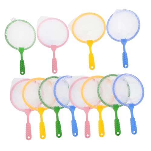 KONTONTY 12 Stück Teiliges Angelnetz Leichtes Kunststoff Fischfangnetz mit Griff Bunte Farben Blau Gelb Grün Sicher und Kompakt für Badewanne Strand und Outdoor Spiel Fördert Hand Auge KONTONTY 12 Stück Teiliges Angelnetz Leichtes Kunststoff Fischfangnetz mit Griff Bunte Farben Blau Gelb Grün Sicher und Kompakt für Badewanne Strand und Outdoor Spiel Fördert Hand Auge von KONTONTY