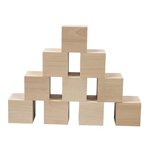 KONTONTY 12 Stück Teiliges Bausteine aus Holz Quadratisch Kreatives DIY Lernspielzeug für Kleinkinder Pädagogisch Sicher Langlebig für Frühe Geometrische KONTONTY 12 Stück Teiliges Bausteine aus Holz Quadratisch Kreatives DIY Lernspielzeug für Kleinkinder Pädagogisch Sicher Langlebig für Frühe Geometrische von KONTONTY