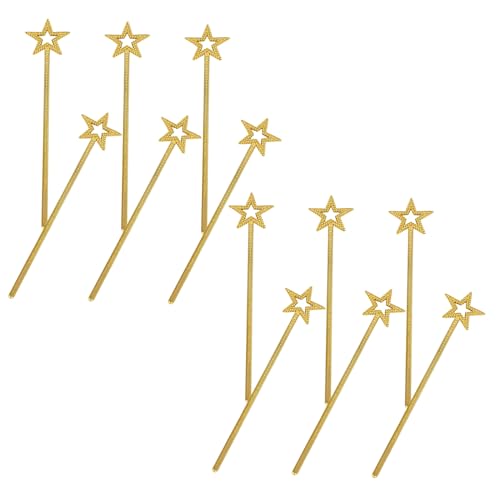KONTONTY 12 Stück Teiliges Glitzer-sternstab aus Kinderfreundlichem Material Leicht und Vielseitig für Rollenspiele Mottopartys Fotorequisiten Geburtstagsfeiern und Kostüm-Accessoire für von KONTONTY