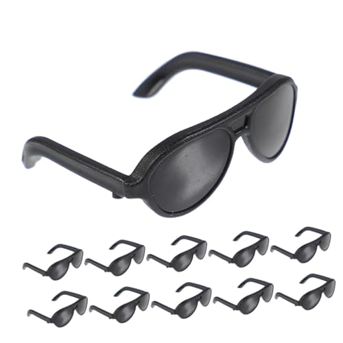 KONTONTY 12 Stück Teiliges Mini Sonnenbrillen für Puppen Stylische Zubehör für Puppen Kunststoff Sonnenbrillen für Kreatives Basteln und Puppenhaus Accessoires KONTONTY 12 Stück Teiliges Mini Sonnenbrillen für Puppen Stylische Zubehör für Puppen Kunststoff Sonnenbrillen für Kreatives Basteln und Puppenhaus Accessoires von KONTONTY