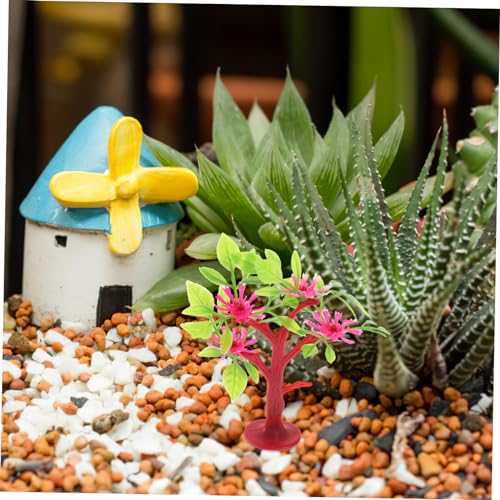 KONTONTY 12 Stück Teiliges Modellbäume Kunststoff DIY Miniatur Landschaftsbäume für Sandtisch Realistische Landschaftsdekoration für Modelleisenbahn Puppenhaus Detailreiche Bäumchen von KONTONTY