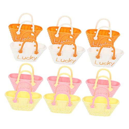 KONTONTY 12 Stück Teiliges Puppenzubehör für Handtaschen und Puppenaccessoires für Fantasievolles für Rollenspiele und Kreative Aktivitäten von KONTONTY