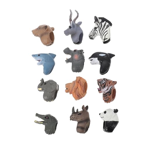KONTONTY 12 Stück Tierpuppenspielzeug Finger Puppets pädagogische handpuppen Handpuppen Set Handpuppen für Kinderzimmer Fingerspielzeug Frühpädagogisches Plastik KONTONTY 12 Stück Tierpuppenspielzeug Finger Puppets pädagogische handpuppen Handpuppen Set Handpuppen für Kinderzimmer Fingerspielzeug Frühpädagogisches Plastik von KONTONTY
