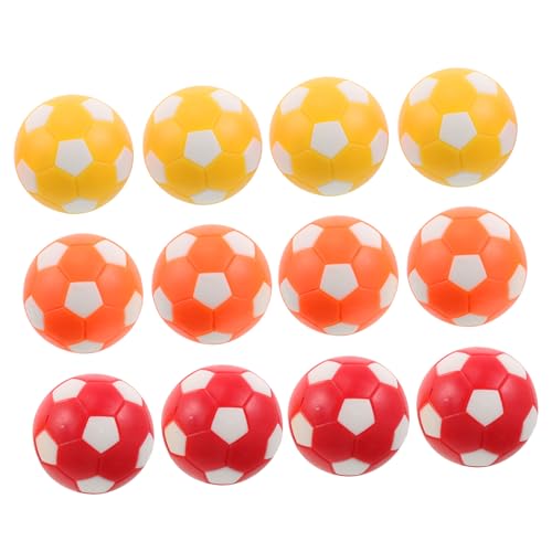 KONTONTY 12 Stück Tischfußball Bälle Langlebige Kleine Bälle in Farben Passend für Foosball Tischspiele Robustes Material für Erwachsene für Familienspiele von KONTONTY