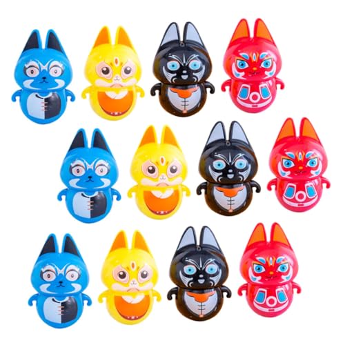 KONTONTY 12er Cartoon Tumbler Spielzeug Für Zuhause Und Büro Tischdekor Für Festivals Freunde Und Familie KONTONTY 12er Cartoon Tumbler Spielzeug Für Zuhause Und Büro Tischdekor Für Festivals Freunde Und Familie von KONTONTY