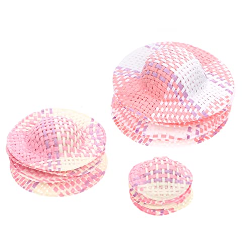 KONTONTY 12Pcs Farbenfrohe Gestreifte Hut Mini Top Hut Träger Dinosaurier Mini Sonne Hut Seltsame Fairy Doll Hut Kleinkind Kappe Kleine Top Hut Mini Striped Hat Eimer Mini Babypuppen Mini KONTONTY 12Pcs Farbenfrohe Gestreifte Hut Mini Top Hut Träger Dinosaurier Mini Sonne Hut Seltsame Fairy Doll Hut Kleinkind Kappe Kleine Top Hut Mini Striped Hat Eimer Mini Babypuppen Mini von KONTONTY