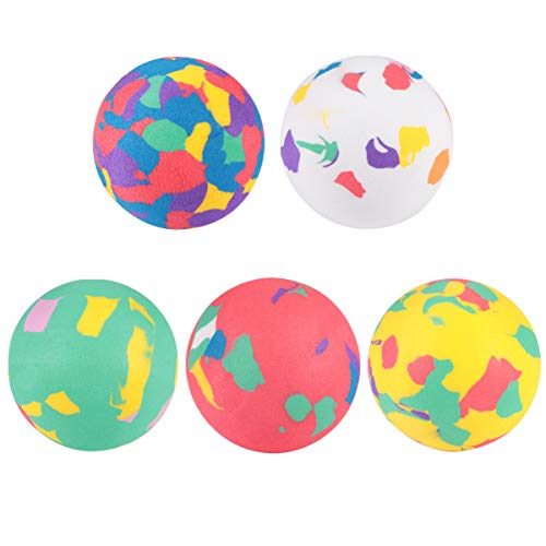 KONTONTY 12St Solider Sprungball für kinderspielzeug Outdoor Playtime prallen Elektrisches für Fahrgeschäfte Ballspielzeug Flummi Eva Colorful von KONTONTY