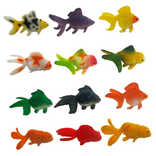 KONTONTY 12Stücke Modell Für Kognitives Aquarium Mit Realistischen Fischen Für Kreative Spielstunden Und Lernspaß Zufällige Farben von KONTONTY