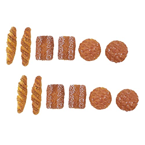 KONTONTY 12stücke Miniatur Brot Dekorationen Teiliges Realistischen Kunststoffen Für Und Spielzeug Für Kreative Gestaltung Und Rollenspiele von KONTONTY