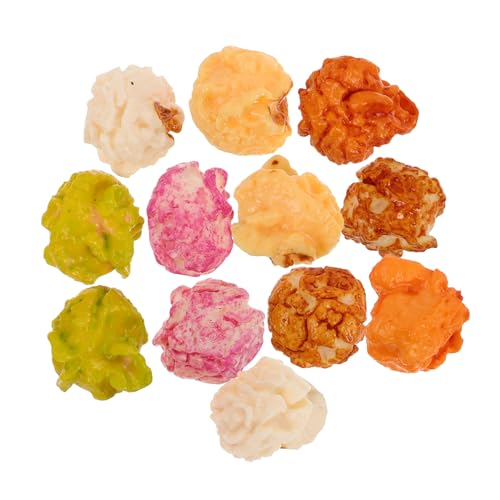 KONTONTY Puppenhaus Miniatur Lebensmittel Popcorn Dekorationen 6 Farben Handwerk Versorgung Für Hause von KONTONTY