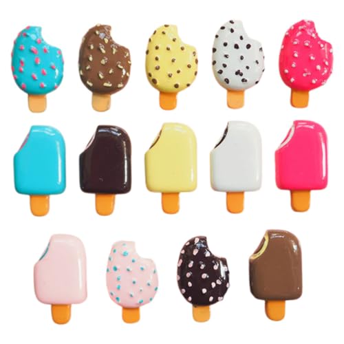 KONTONTY 14 Stück Realistische Künstliche Dessert Dekorationen für DIY Handyhüllen Party Accessoires und Kreative Bastelprojekte von KONTONTY