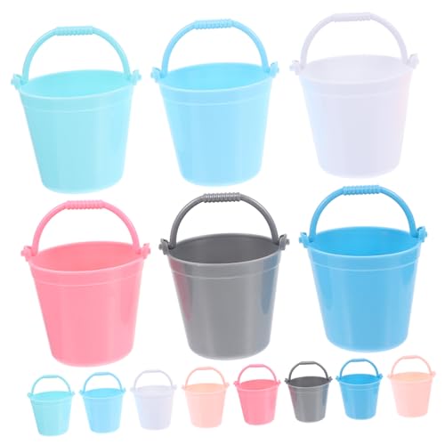 KONTONTY 14 Teiliges Reinigungswerkzeug Werkzeuge Für Kinderspielzeug Eimer Für Mini Haus Wasserspielspielzeug Miniatur Eimer Simulations Wassereimer Bunte Eimer Eimer Aus KONTONTY 14 Teiliges Reinigungswerkzeug Werkzeuge Für Kinderspielzeug Eimer Für Mini Haus Wasserspielspielzeug Miniatur Eimer Simulations Wassereimer Bunte Eimer Eimer Aus von KONTONTY
