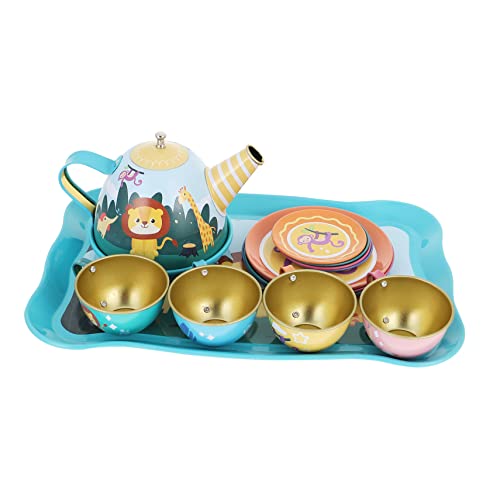 KONTONTY 14 Teiliges Teeservice Für Tiermotiv Aus Inkl Und Tassen Perfekt Für Rollenspiele Und Teepartys Für ädchen Und Jungen Ab 3 Jahren von KONTONTY