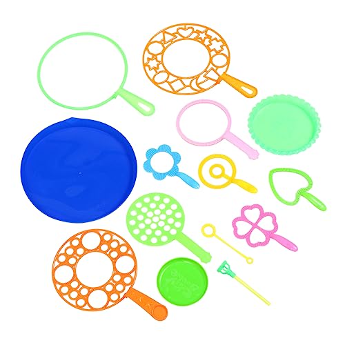 KONTONTY 14-teiliges Buntes Seifenblasenset Seifenblasenstäbe Für Outdoor Formen Sicheres Material Für Kinder Ab 3 Jahren KONTONTY 14-teiliges Buntes Seifenblasenset Seifenblasenstäbe Für Outdoor Formen Sicheres Material Für Kinder Ab 3 Jahren von KONTONTY