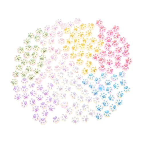 KONTONTY 140 Stück Mini -katzenklauendekoration Miniatur-Handwerk Kuchendeckel Dekor Miniaturen Basteln Dekorationen Für Die Party Feengartendekor Miniaturpfotenfiguren Harz von KONTONTY