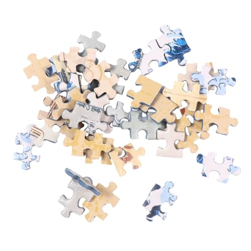 KONTONTY 150-Teiliges Set Papierpuzzle pädagogische Puzzles Rätsel für Erwachsene Stress reduzieren Spielzeuge pädagogisches Spielzeug pädagogisches Puzzle Mini von KONTONTY