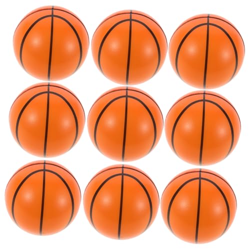 KONTONTY 15Stücke Geschäumte Basketball Stressbälle Für Entspannungsspielzeuge Für Stressabbau Mini Stressbälle Lebhaften Farben Für Spiele Partys Und Bürobedarf von KONTONTY