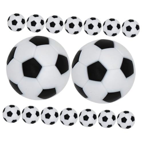 KONTONTY 16pcs Tabletop Foosball -Spiel Bälle Kleine Foosball -ersatzkugeln Mini Tischfußball Für Foosballspielzimmer Dekorationen 23mm von KONTONTY