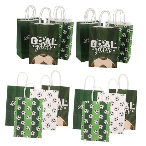 KONTONTY 16st Geschenktüte Mit Fußballmotiv Partytaschen Tragbare Fußballtore Dekorative Geschenktüten Fußbälle Fußball-goodie-bags Fußball-partygeschenke Zubehör Für Fußballpartys Papier KONTONTY 16st Geschenktüte Mit Fußballmotiv Partytaschen Tragbare Fußballtore Dekorative Geschenktüten Fußbälle Fußball-goodie-bags Fußball-partygeschenke Zubehör Für Fußballpartys Papier von KONTONTY