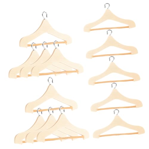 KONTONTY 18Stücke Mini Kleiderbügel für Puppen Puppenkleiderbügel aus Robustem Material für Puppenhaus Garderobe Langlebig und Verformungsfrei für Ordentliche Aufbewahrung KONTONTY 18Stücke Mini Kleiderbügel für Puppen Puppenkleiderbügel aus Robustem Material für Puppenhaus Garderobe Langlebig und Verformungsfrei für Ordentliche Aufbewahrung von KONTONTY
