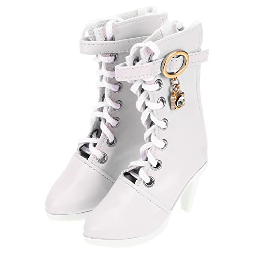 KONTONTY 1Paar Hochwertige Puppenschuhe Elegante High Heel Stiefel Für Puppen Und Farbenfrohe Designs Dekorieren Perfektes Zubehör Für Puppenliebhaber von KONTONTY