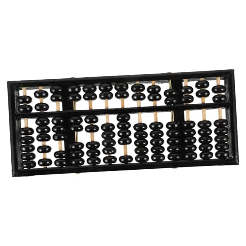 KONTONTY 1Pc Abakus Lernen Mathematik Zählen Doppel Junge Pädagogische Aktivität Mentale Lehren Block Telefon Zehn Zahlen Perle Studenten Spiel Kind Grundschule Kind Rechner Holz Schwarz von KONTONTY