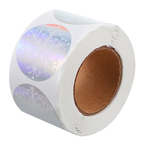 KONTONTY 1 Rolle Weihnachten Schneeflocke Aufkleber Selbst-Adhesive Abdichtung Aufkleber Weihnachten Dekorationen KONTONTY 1 Rolle Weihnachten Schneeflocke Aufkleber Selbst-Adhesive Abdichtung Aufkleber Weihnachten Dekorationen von KONTONTY