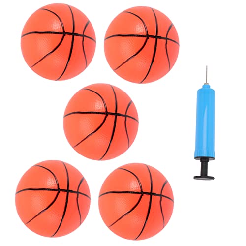 KONTONTY 1Satz Aufblasbares Mini Basketballspielzeug für Teilig Bälle Pumpe für Indoor Outdoor Spiele Sportbälle für Jungen und KONTONTY 1Satz Aufblasbares Mini Basketballspielzeug für Teilig Bälle Pumpe für Indoor Outdoor Spiele Sportbälle für Jungen und von KONTONTY