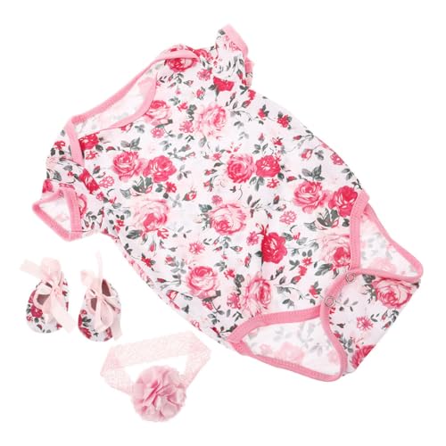 KONTONTY 1Satz Babypuppenkleidung Set mit Schuhen und Puppenstirnband Teiliges Outfit für Puppen für Puppen Gestaltet Hohe von KONTONTY