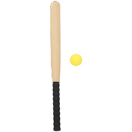 KONTONTY 1Satz Baseballschläger für Tragbarer Indoor Baseballschläger mit Ball Ergonomisches Design Farbe Holzoptik Interaktives Kinderspielzeug für Sport KONTONTY 1Satz Baseballschläger für Tragbarer Indoor Baseballschläger mit Ball Ergonomisches Design Farbe Holzoptik Interaktives Kinderspielzeug für Sport von KONTONTY