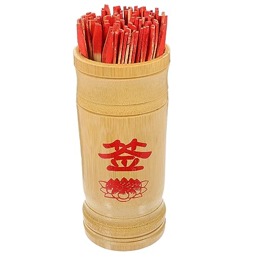 KONTONTY 1Satz Chinesische Glücksstäbchen im Eimer Traditionelle Sticks aus Bambus für Spiele und Rituale für Chinesische Neujahrsfeiern und Altardekoration KONTONTY 1Satz Chinesische Glücksstäbchen im Eimer Traditionelle Sticks aus Bambus für Spiele und Rituale für Chinesische Neujahrsfeiern und Altardekoration von KONTONTY