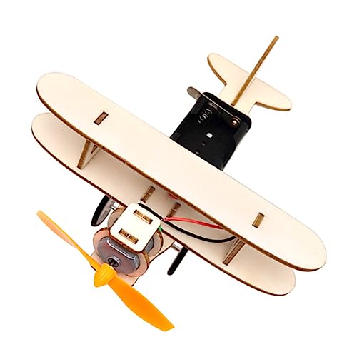 KONTONTY 1Satz DIY Holzflugzeug Bausatz für Elektrisches Modellflugzeug Kreativität und Beobachtungsfähigkeit Pädagogisches für Frühe Bildung und Experimente KONTONTY 1Satz DIY Holzflugzeug Bausatz für Elektrisches Modellflugzeug Kreativität und Beobachtungsfähigkeit Pädagogisches für Frühe Bildung und Experimente von KONTONTY