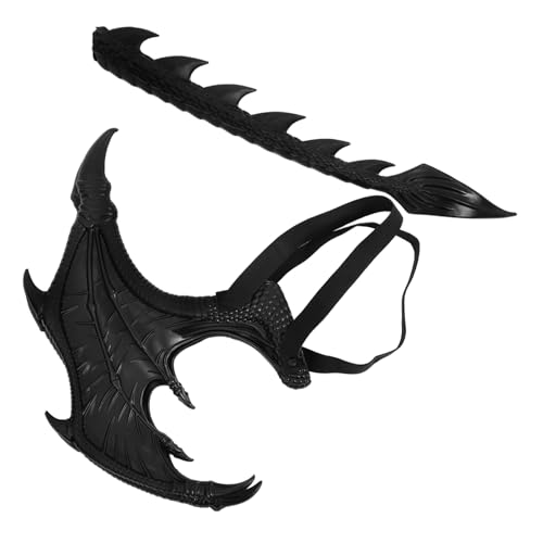 KONTONTY 1Satz Drachen Kostümset für Teiliges Cosplay Zubehör mit Flügel für Halloween Mottopartys und Karneval Robustes und Leichtes Material für Intensives Festtagsvergnügen KONTONTY 1Satz Drachen Kostümset für Teiliges Cosplay Zubehör mit Flügel für Halloween Mottopartys und Karneval Robustes und Leichtes Material für Intensives Festtagsvergnügen von KONTONTY