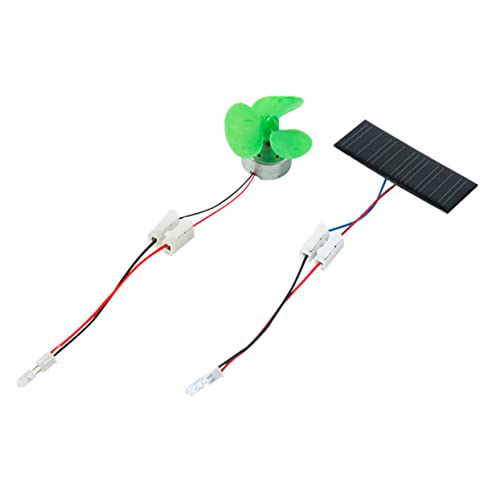 KONTONTY 1Satz Elektrisches Lernspielzeug für Windkraft Solarstromgenerator Bausatz Experimentierkasten für Kreative Erfindungen und Physikalische Experimente für Ab Jahren von KONTONTY
