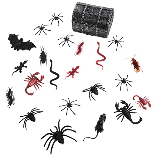 KONTONTY 1Satz Halloween Gruselige Tierfigur Teiliges Streichspielzeug Mit Spinnen Schlangen Und Ratten Für Schaurige Partys Und Kreative Dekorationen Hochwertiges KONTONTY 1Satz Halloween Gruselige Tierfigur Teiliges Streichspielzeug Mit Spinnen Schlangen Und Ratten Für Schaurige Partys Und Kreative Dekorationen Hochwertiges von KONTONTY
