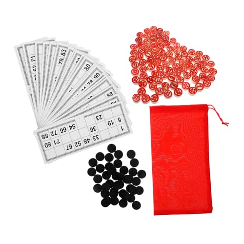 KONTONTY 1Satz Holz Bingo Spielset für Familienfeiern Interaktives Bingo mit Zahlenkarten und Schachbrett Partys und Gesellige Runden KONTONTY 1Satz Holz Bingo Spielset für Familienfeiern Interaktives Bingo mit Zahlenkarten und Schachbrett Partys und Gesellige Runden von KONTONTY