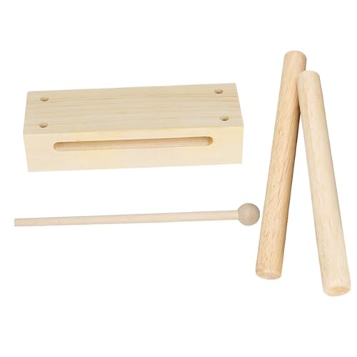 KONTONTY 1Satz Holz Percussion Rhythmus Block für Musikunterricht mit Holzkasten Klöppel Kreatives Musikspielzeug Konzentration KONTONTY 1Satz Holz Percussion Rhythmus Block für Musikunterricht mit Holzkasten Klöppel Kreatives Musikspielzeug Konzentration von KONTONTY