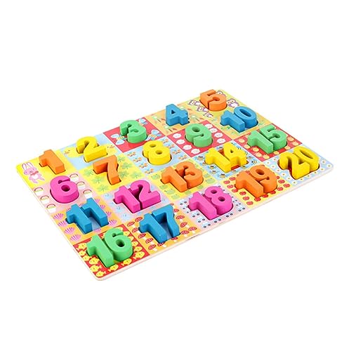 KONTONTY 1Satz Holzbaustein Puzzle Pädagogisches Einlegespielzeug für Frühe Bildung für Jungen und Ab Jahr Fördert Kreativität und Motorische KONTONTY 1Satz Holzbaustein Puzzle Pädagogisches Einlegespielzeug für Frühe Bildung für Jungen und Ab Jahr Fördert Kreativität und Motorische von KONTONTY